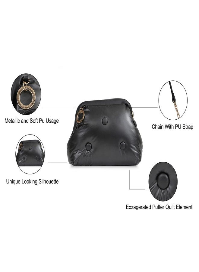 ايروبوستال حقيبة يد نسائية من الجلد الصناعي من إيروبوستال كريستينا - أسود - Image 2